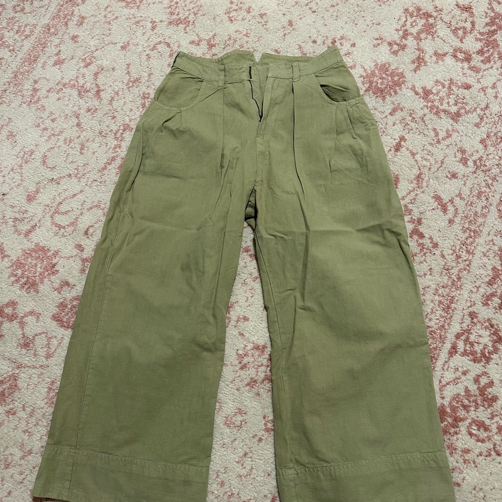 Womens Olive Green Pants